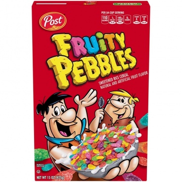 Post Fruity Pebbles15oz 425g box Gluten Free Cereal